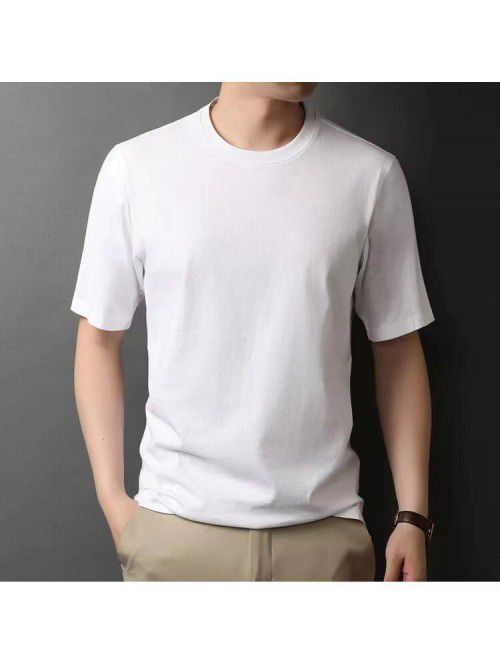 Short sleeved T-shirt for men, middle-aged and you...