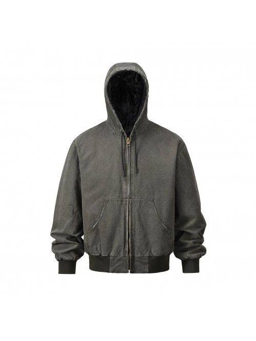 Men's and women's outerwear thickened and cotton w...