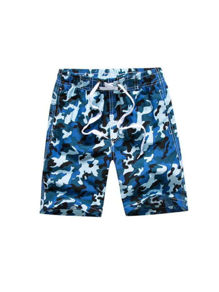 Templon's 17 year new children's camouflage beach pants Men's loose casual beach surfing shorts Men's 1709# 