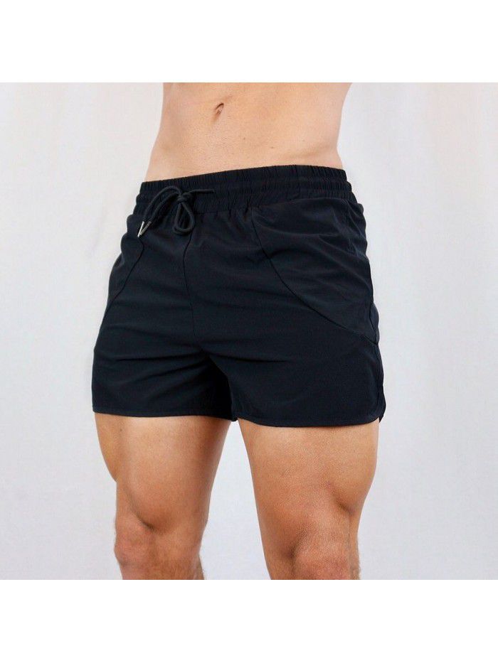 Summer Fitness Sports Shorts Light Board Triple Pants Men's Quick Drying Breathable Stretch Shorts 