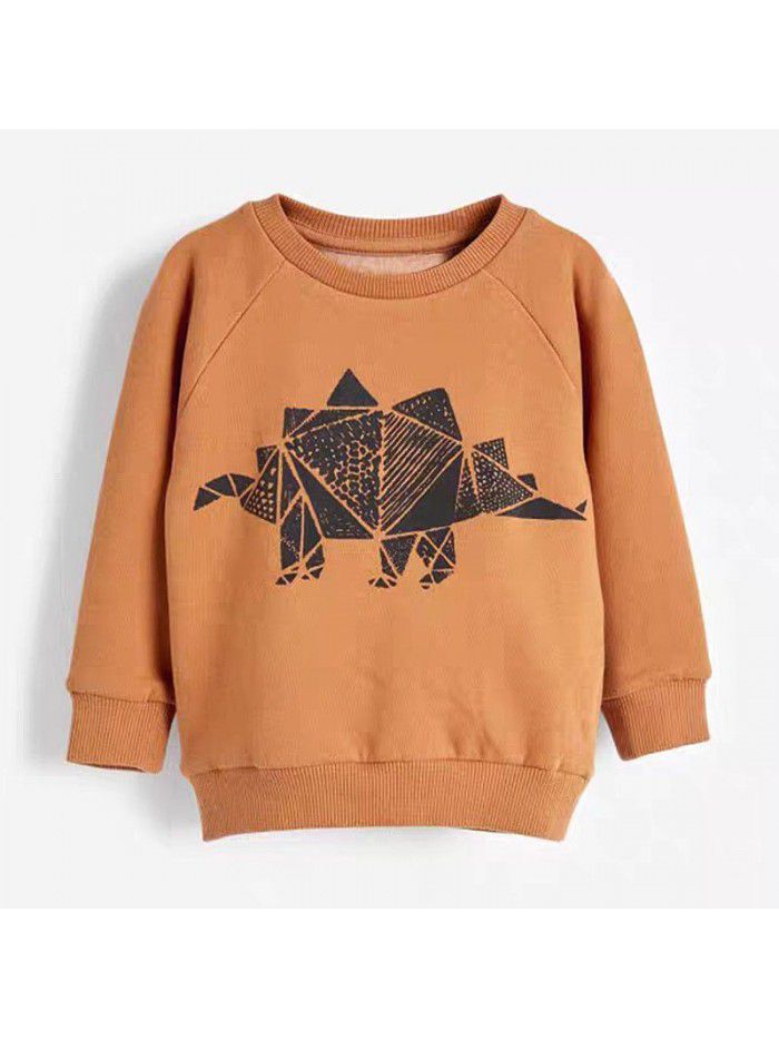 Children's Autumn and Winter Children's Sweater Set Knitted Cartoon Long Sleeve Children's Set Brushed Fleece 