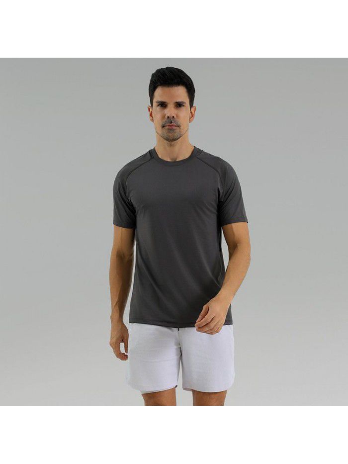 Men's Short Sleeve Outdoor Sports Fitness T-shirt Top Spring and Autumn 