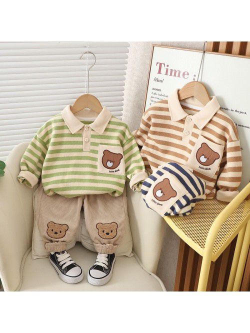 Children's Autumn Style Boys' Cute Striped Little ...