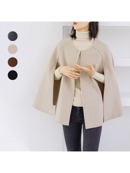 Thickened round neck sleeveless cardigan medium le...