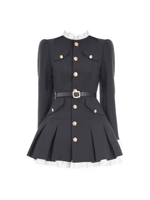 Autumn and winter dresses, black suits, short skir...