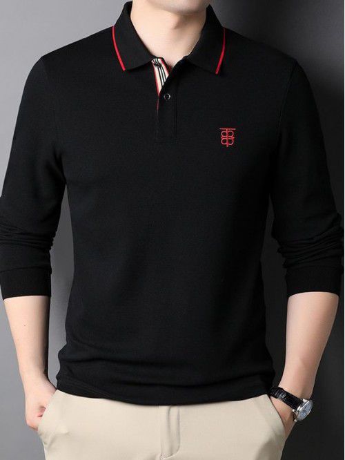 Autumn Men's Youth Long Sleeve Fashion T-shirt wit...