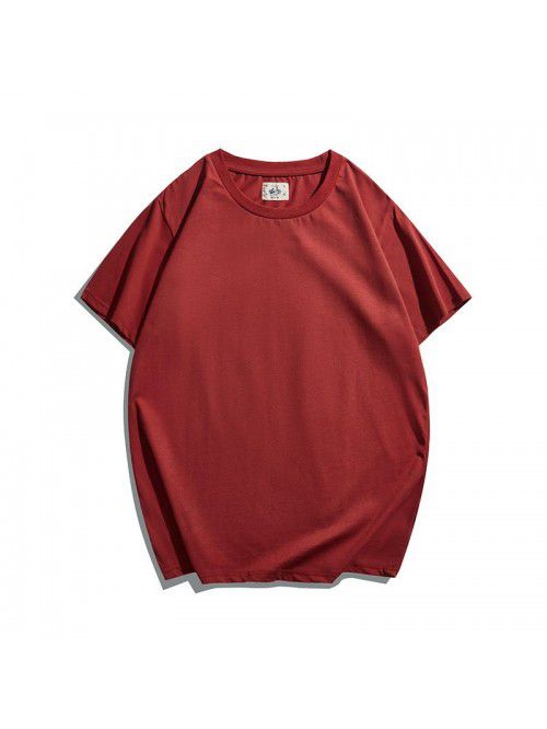 Retro Retro Red Short Sleeve Round Neck T-shirt So...