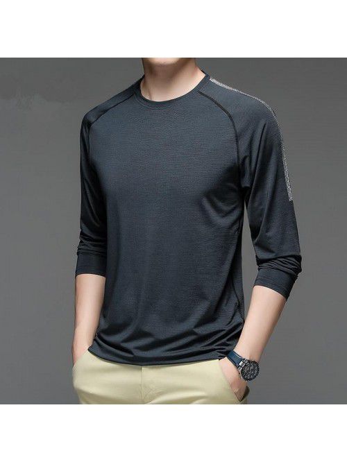 Autumn new quick-drying ice silk long-sleeved t-sh...