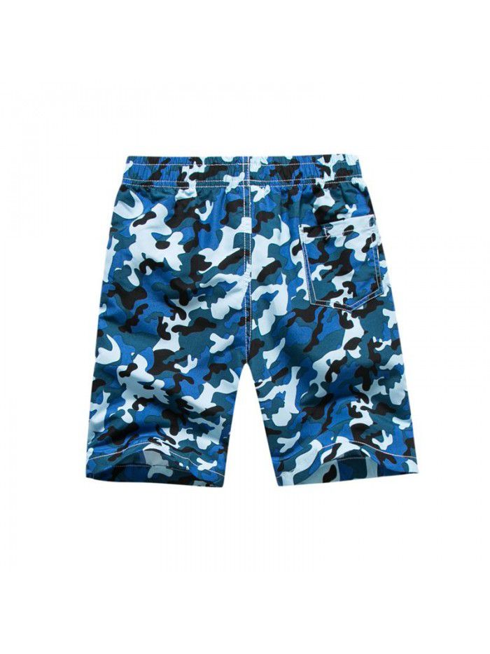 Templon's 17 year new children's camouflage beach pants Men's loose casual beach surfing shorts Men's 1709# 