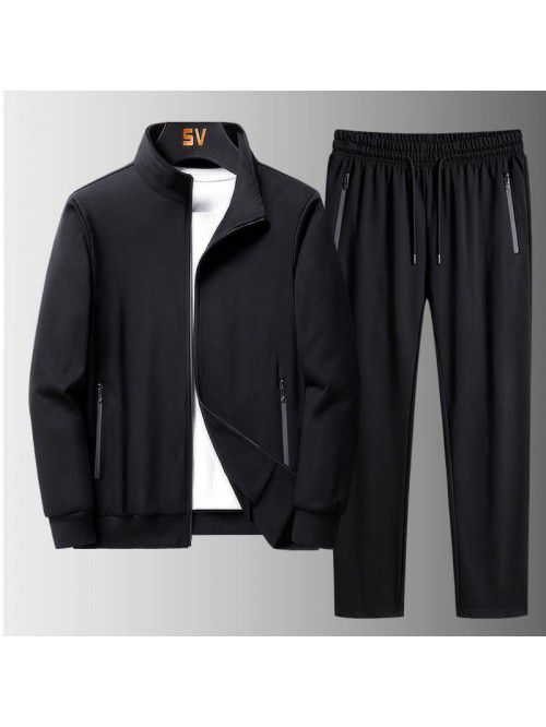 Sports Set Spring and Autumn Season Men's Loose La...