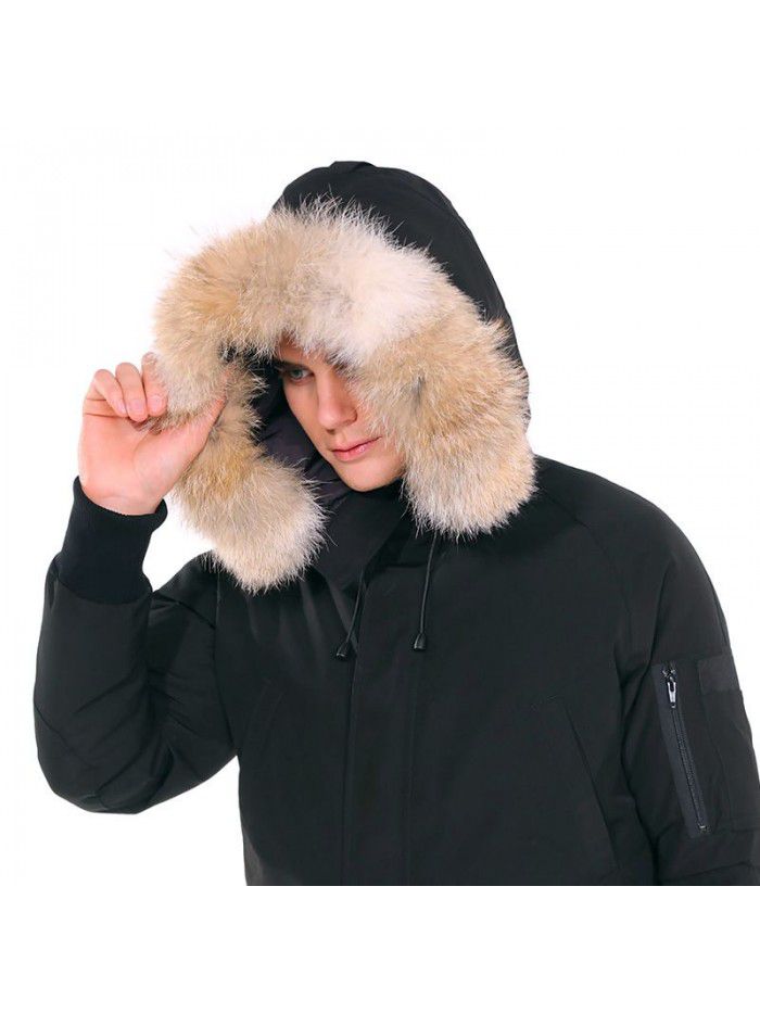 Winter short flying jacket men's down jacket outdoor casual down jacket jacket jacket jacket
