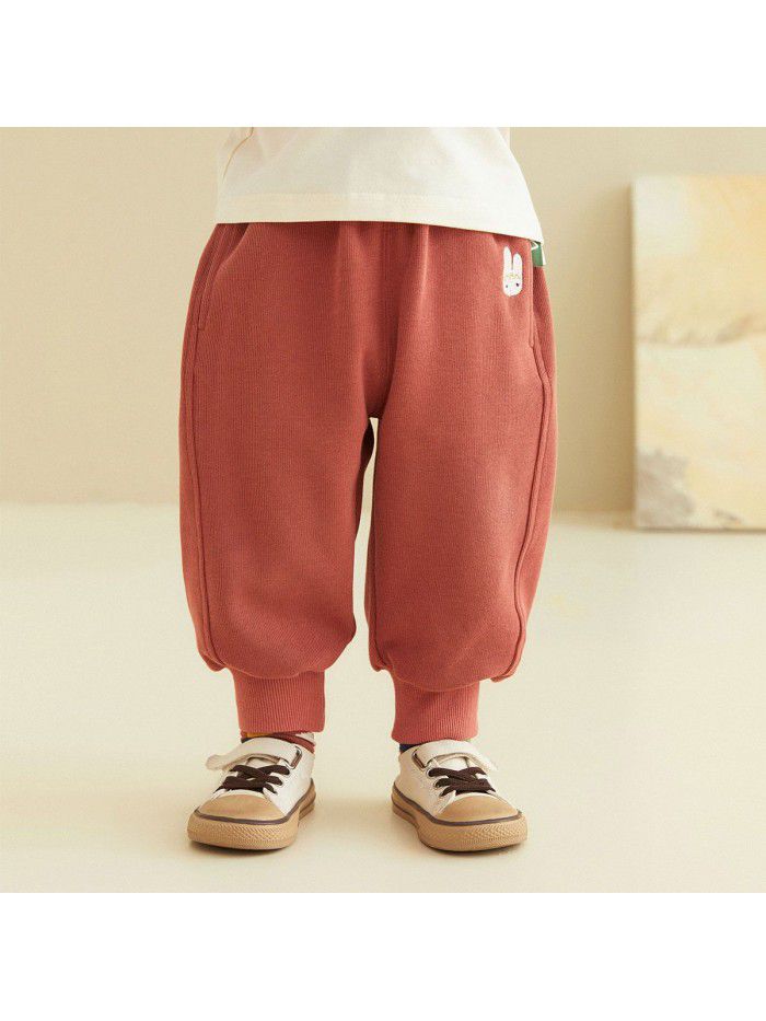 Children's Autumn New Guard Pants Children's Pants Boys' Sports Pants Kindergarten Leggings 