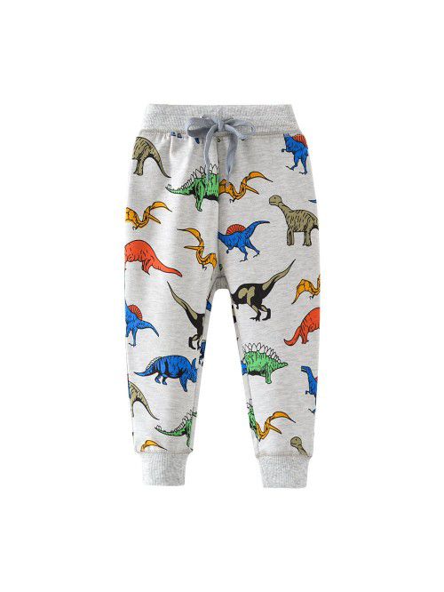 Boys' Pants Children's Knitted Pants Cartoon Sweat...