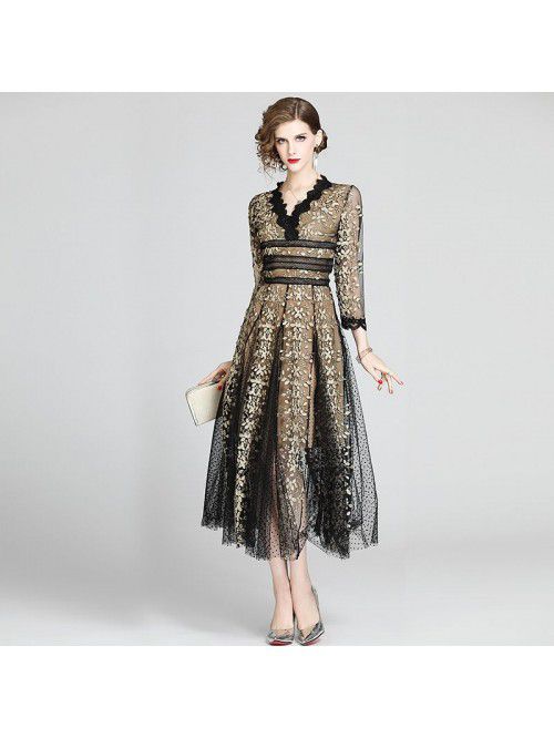 Early Autumn Women's Elegant and Elegant Style, Ce...