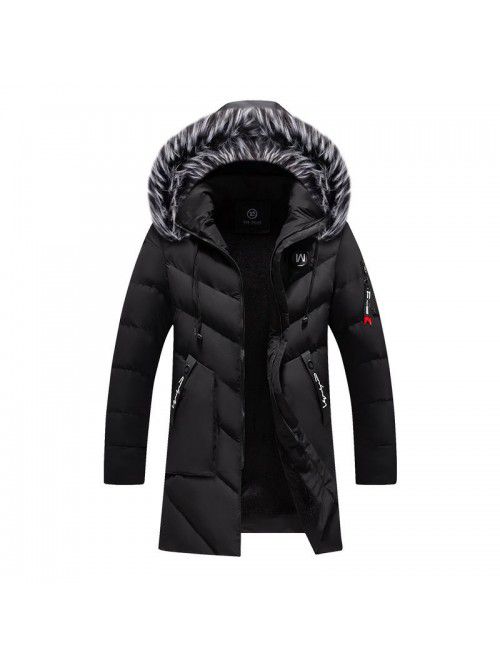 Winter cotton jacket, medium length, thickened, co...