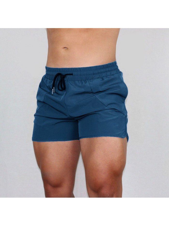 Summer Fitness Sports Shorts Light Board Triple Pants Men's Quick Drying Breathable Stretch Shorts 