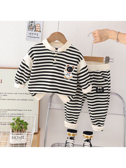 Boys' Spring and Autumn Set New Korean Edition Han...