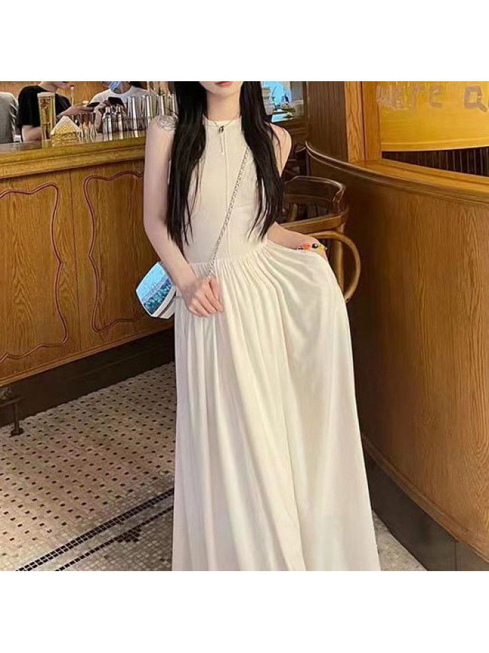 Design Sense Long Skirt Slim Fit Large Swing Dress 