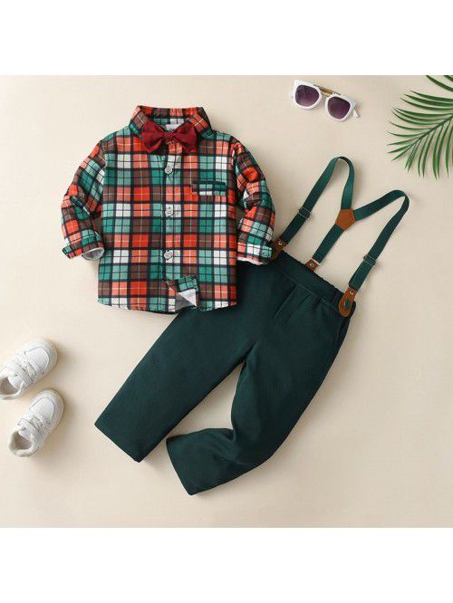 Spring and Autumn Three Piece Children's Set Baby ...