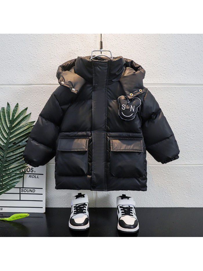 Children's down jacket, boys' winter clothing, white duck down jacket, small and medium-sized children's clothing, children's clothing, trendy baby