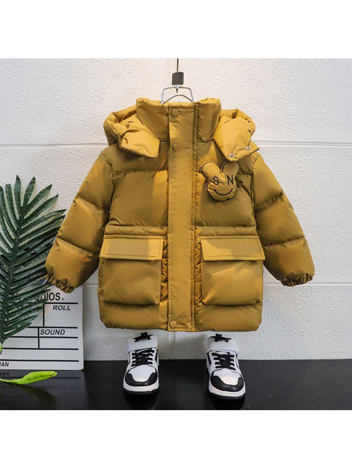 Children's down jacket, boys' winter clothing, white duck down jacket, small and medium-sized children's clothing, children's clothing, trendy baby