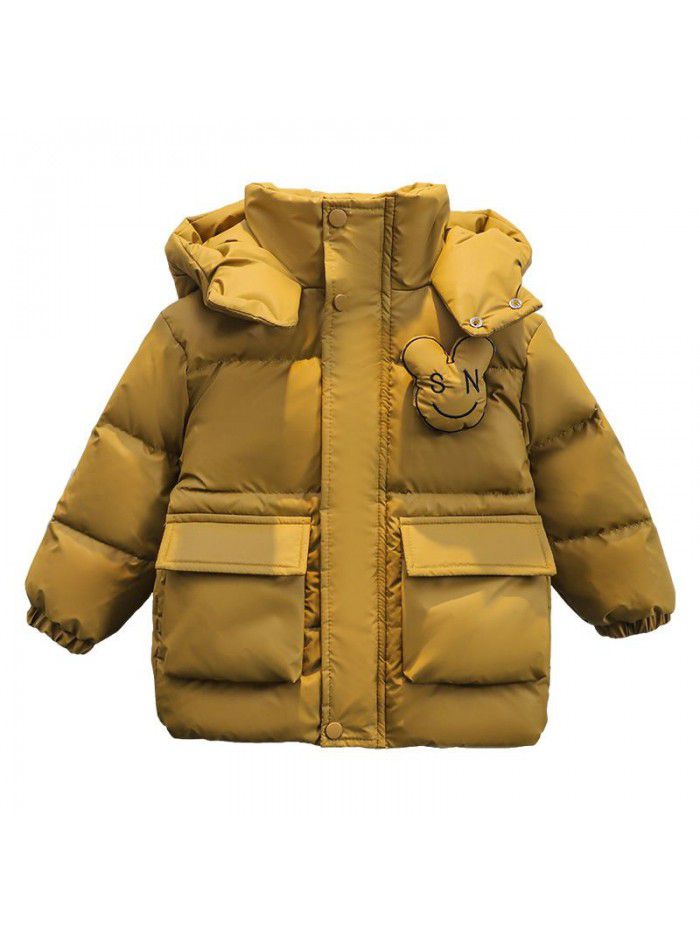 Children's down jacket, boys' winter clothing, white duck down jacket, small and medium-sized children's clothing, children's clothing, trendy baby