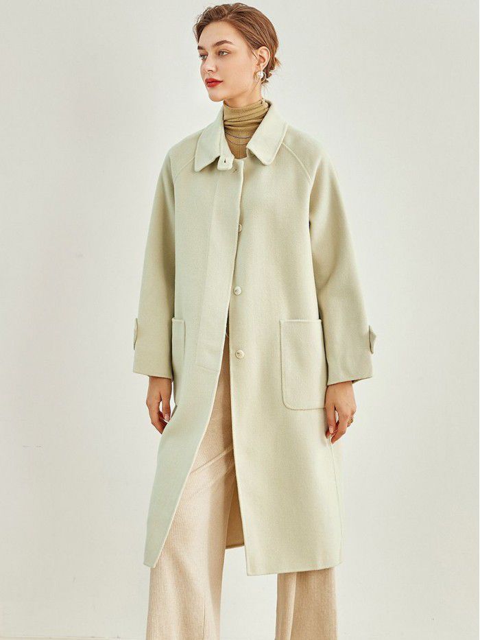 Cashmere coat, feminine and elegant coat