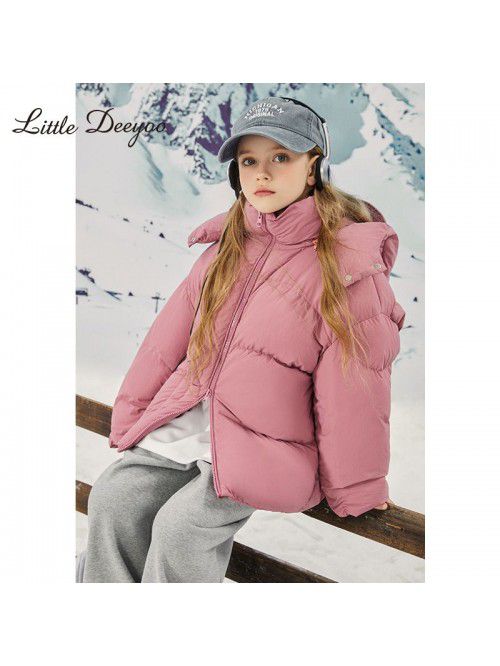 Girls' autumn and winter down jackets, new winter ...